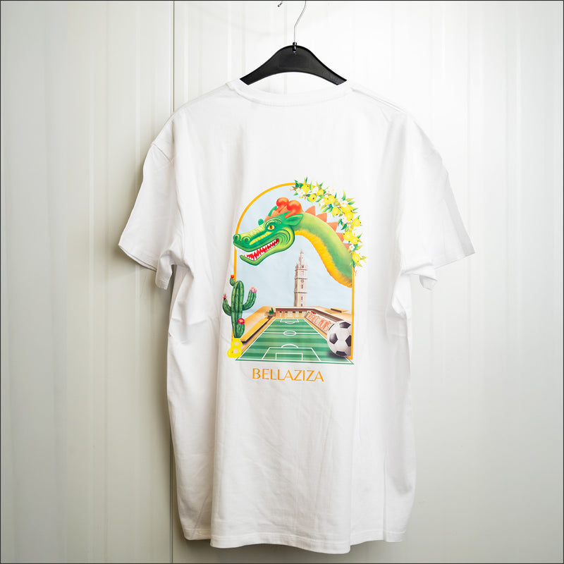 T-shirt 'bellaziza' jaune