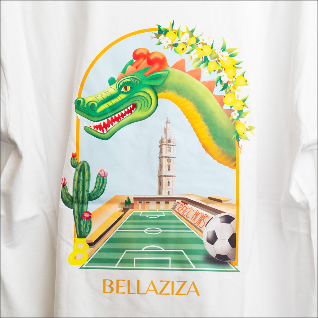 T-shirt 'bellaziza' jaune